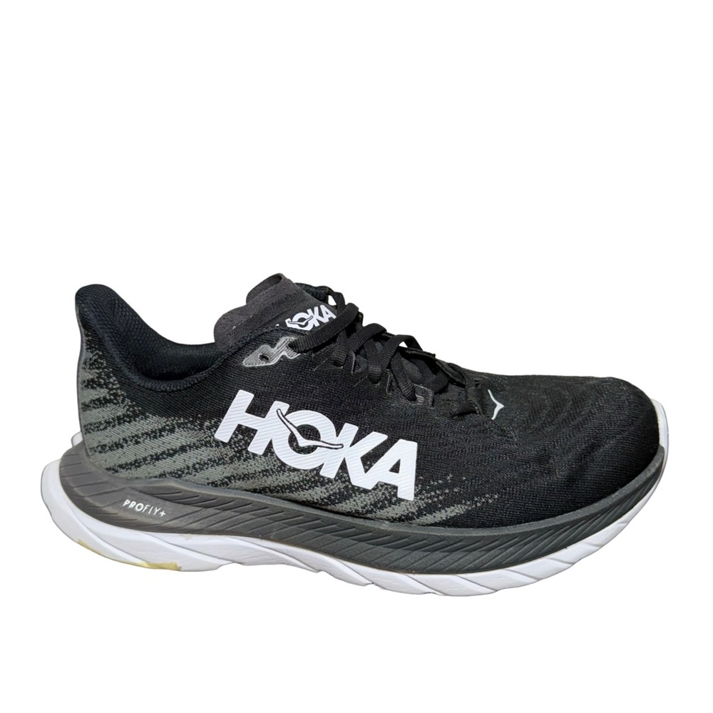 Women’s Hoka Mach 5 Black and Gray Athletic Shoes size 7.5 B